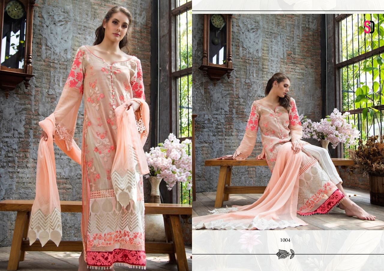 SHRADDHA DESIGNER 1004 100% ORIGINAL PRODUCT PAKISTANI SUITS