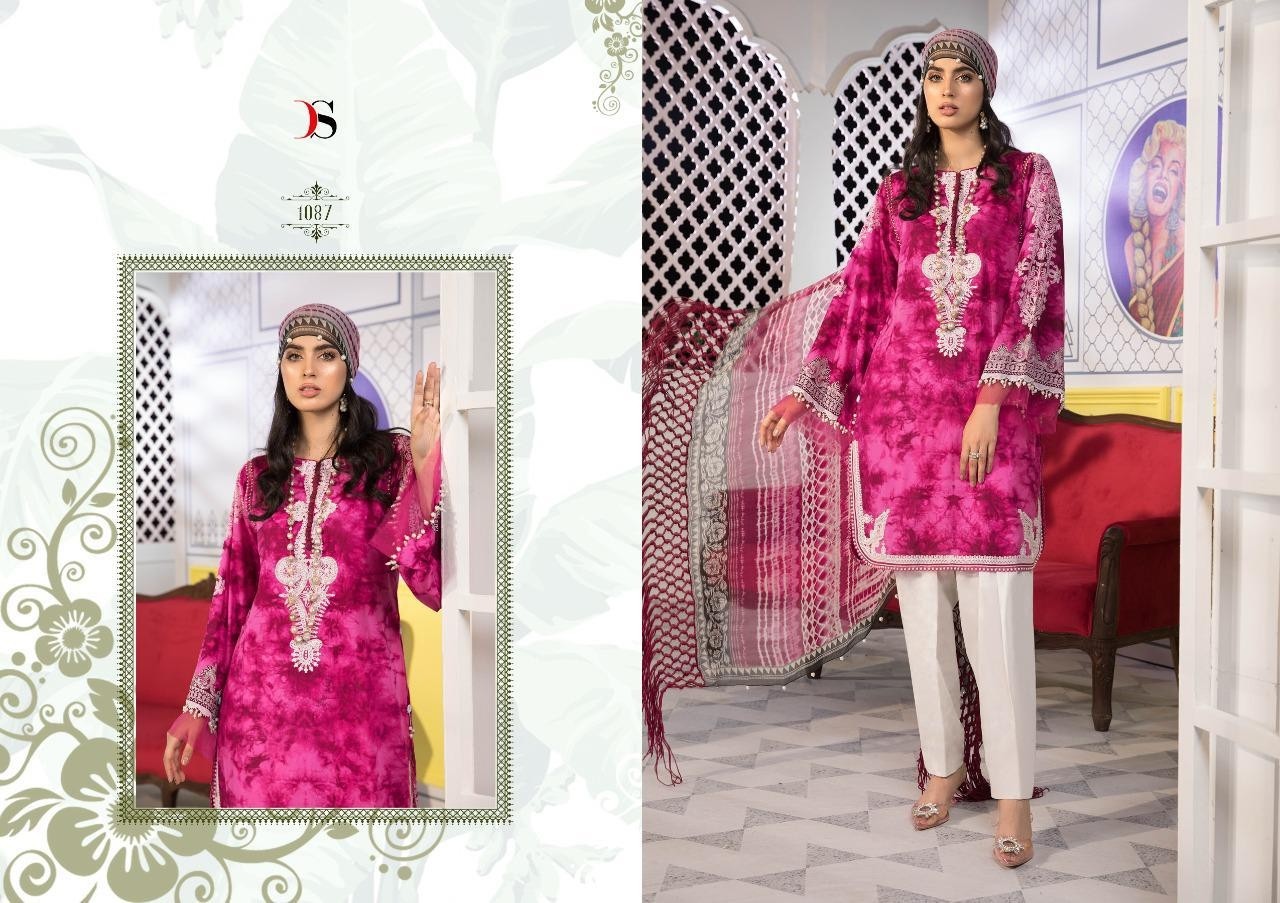 DEEPSY SUITS MARIYA B M-PRINT1087 PAKISTANI SUITS BEST PRICE DEALER