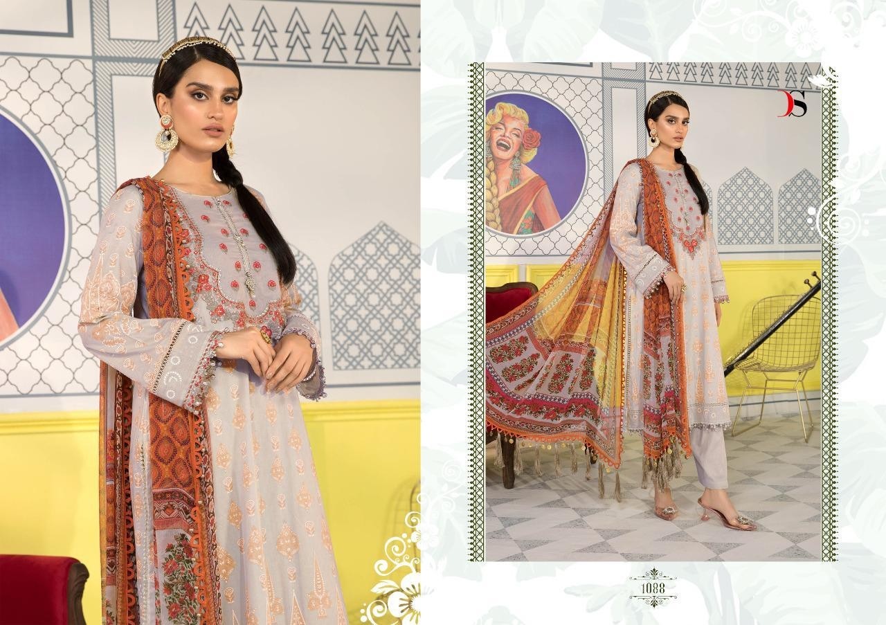 DEEPSY SUITS MARIYA B M-PRINT1088 PAKISTANI SUITS BEST PRICE DEALER