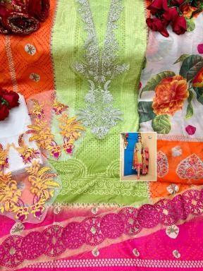 SHREE FABS CHARIZMA SIGNATURE CHUNRI COLLECTION 1842TO1849 COTTON SUITS FULLSET