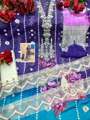 SHREE FABS CHARIZMA SIGNATURE CHUNRI COLLECTION 1842TO1849 COTTON SUITS FULLSET