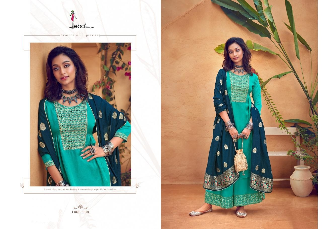 EBA LIFESTYLE NOREEN 1300 PAKISTANI SUITS BEST PRICE COLLECTION