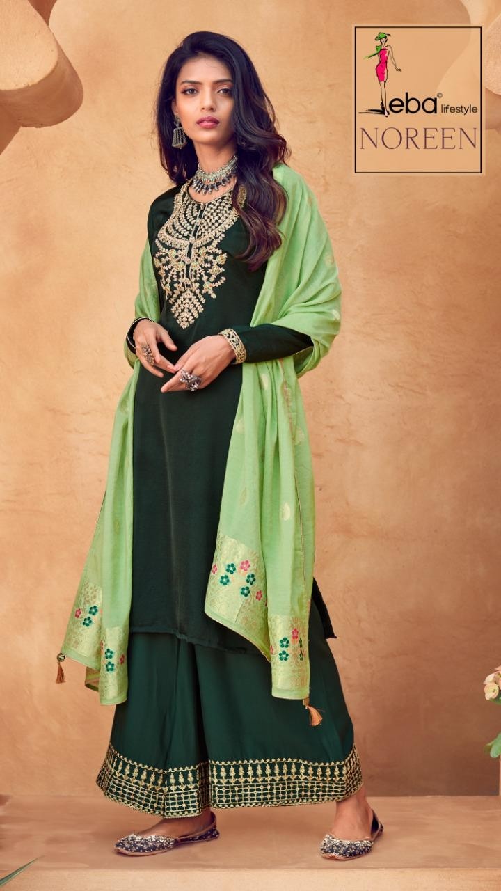 EBA LIFESTYLE NOREEN 1301 PAKISTANI SUITS BEST PRICE COLLECTION