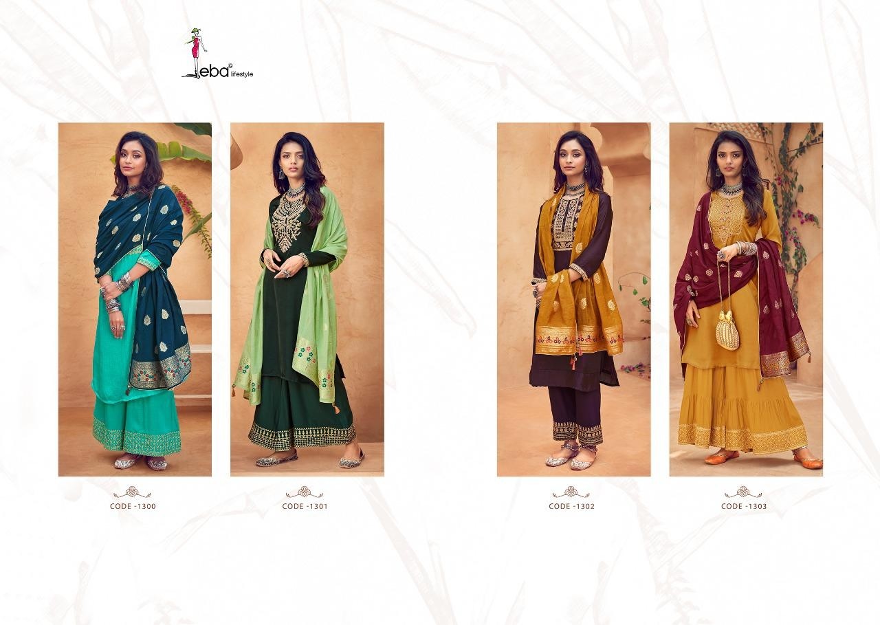 EBA LIFESTYLE NOREEN 1303 PAKISTANI SUITS BEST PRICE COLLECTION
