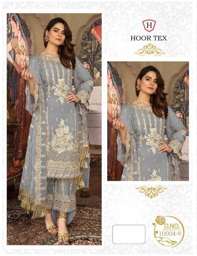 HOOR TEX NAFIZA GOLD VOL-4 10004-E WHOLESALE PAKISTANI SUITS