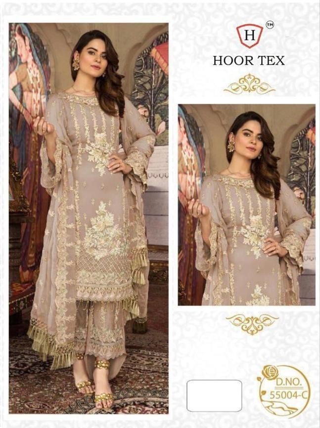 HOOR TEX NAFIZA GOLD VOL-4 55004-C WHOLESALE PAKISTANI SUITS