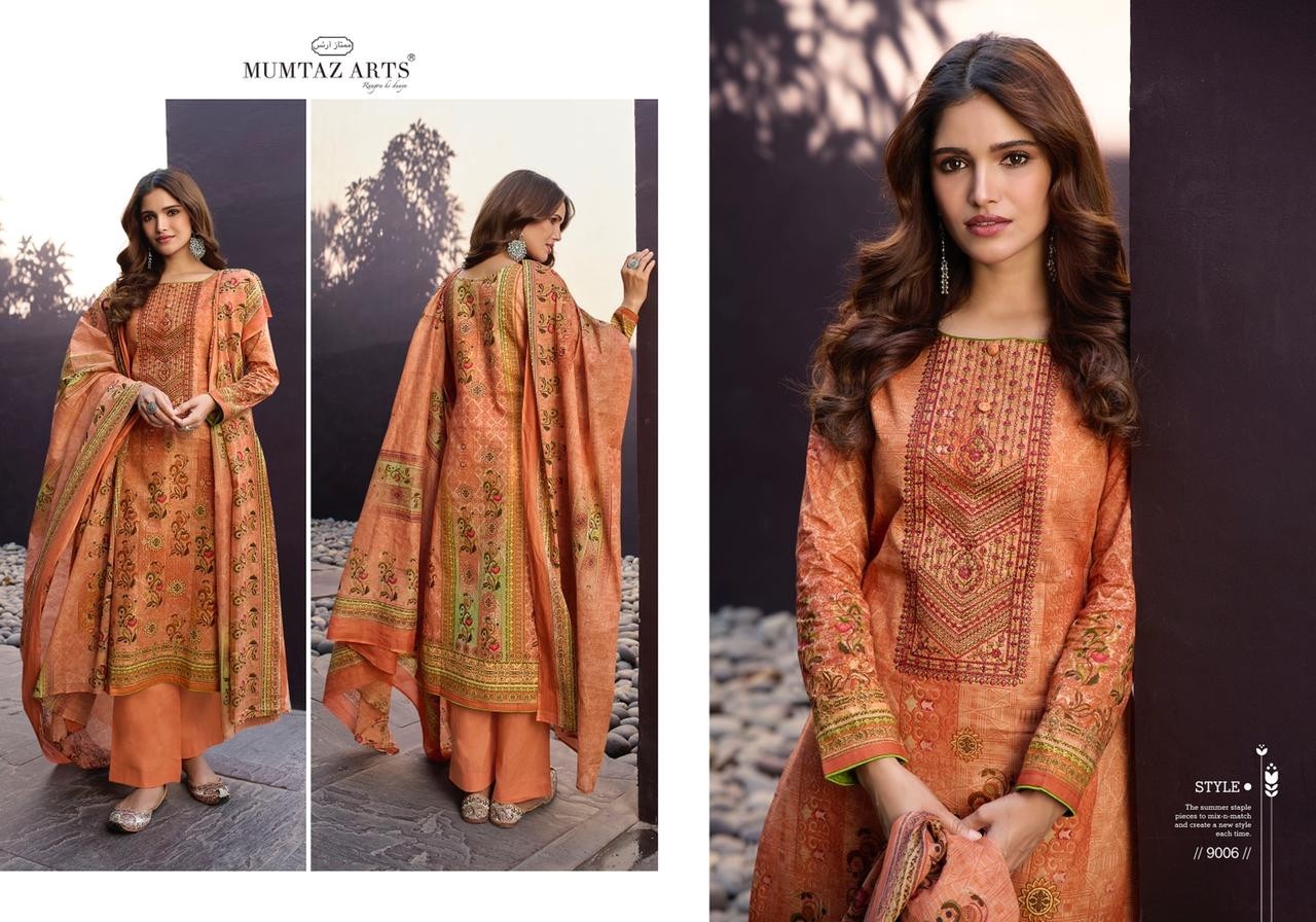 MUMTAZ ARTS PARINEETA COLLECTION 2021 9006 LATEST PAKISTANI SALWAR KAMEZ