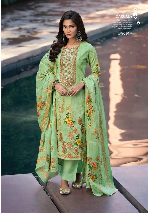 MUMTAZ ARTS PARINEETA COLLECTION 2021 9010 LATEST PAKISTANI SALWAR KAMEZ