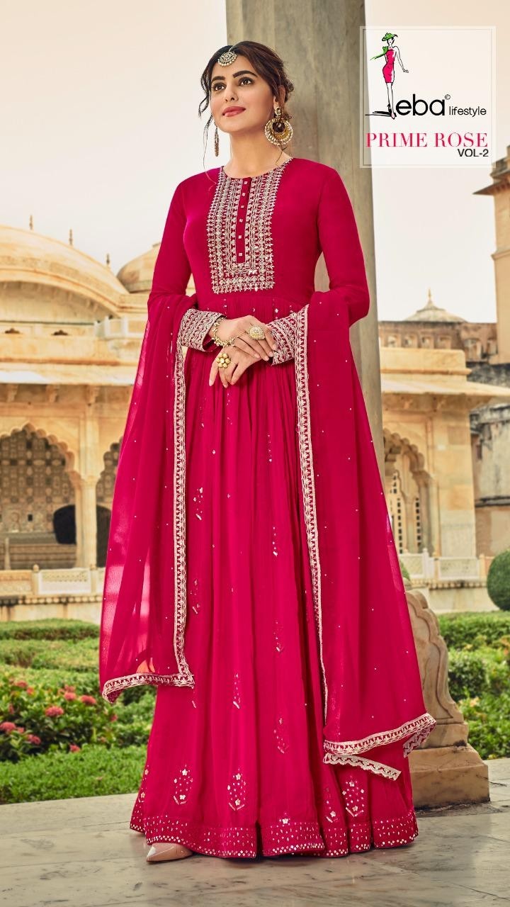 EBA LIFESTYLE PRIME ROSE VOL-2 1279 WHOLESALER PAKISTANI SALWAR KAMEZ