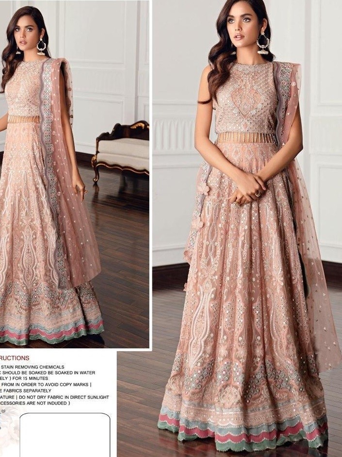 FEPIC ROSEMEEN BRQ VOL-3 66016 HEAVY EMBROIDERED GEORGETTE