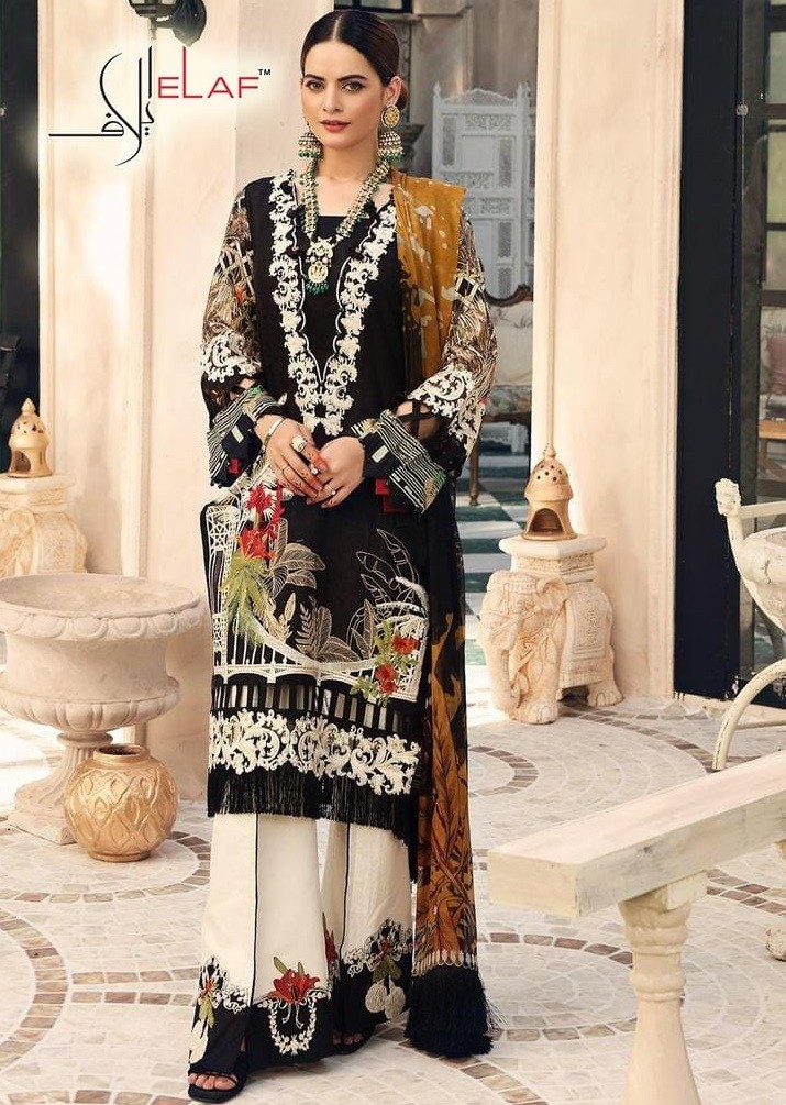 ELAF GALAXY FAB MEHER LAWN EMBROIDERY WITH DIGITAL PRINT COLLECTION SALWAR KAMEZ