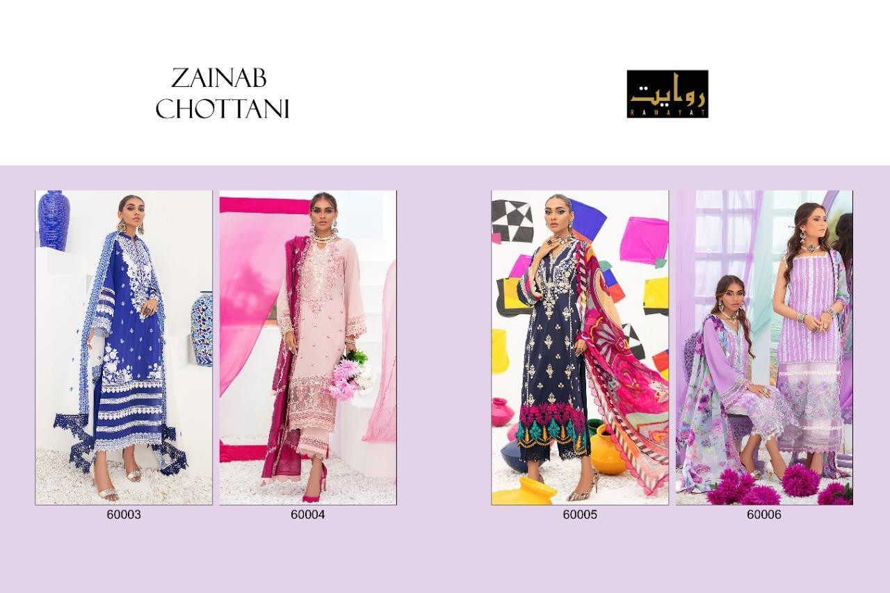 RAWAYAT ZAINAB CHOTTANI COLLECTION 2021 60004 LATEST COLLECTION
