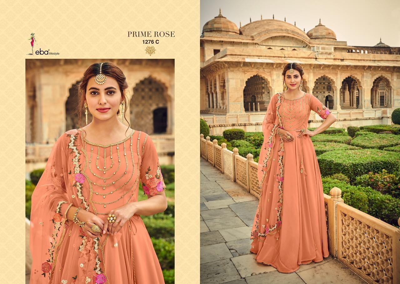 EBA LIFESTYLE PRIME ROSE VOL-2 1276-C WHOLESALER PAKISTANI SALWAR KAMEZ