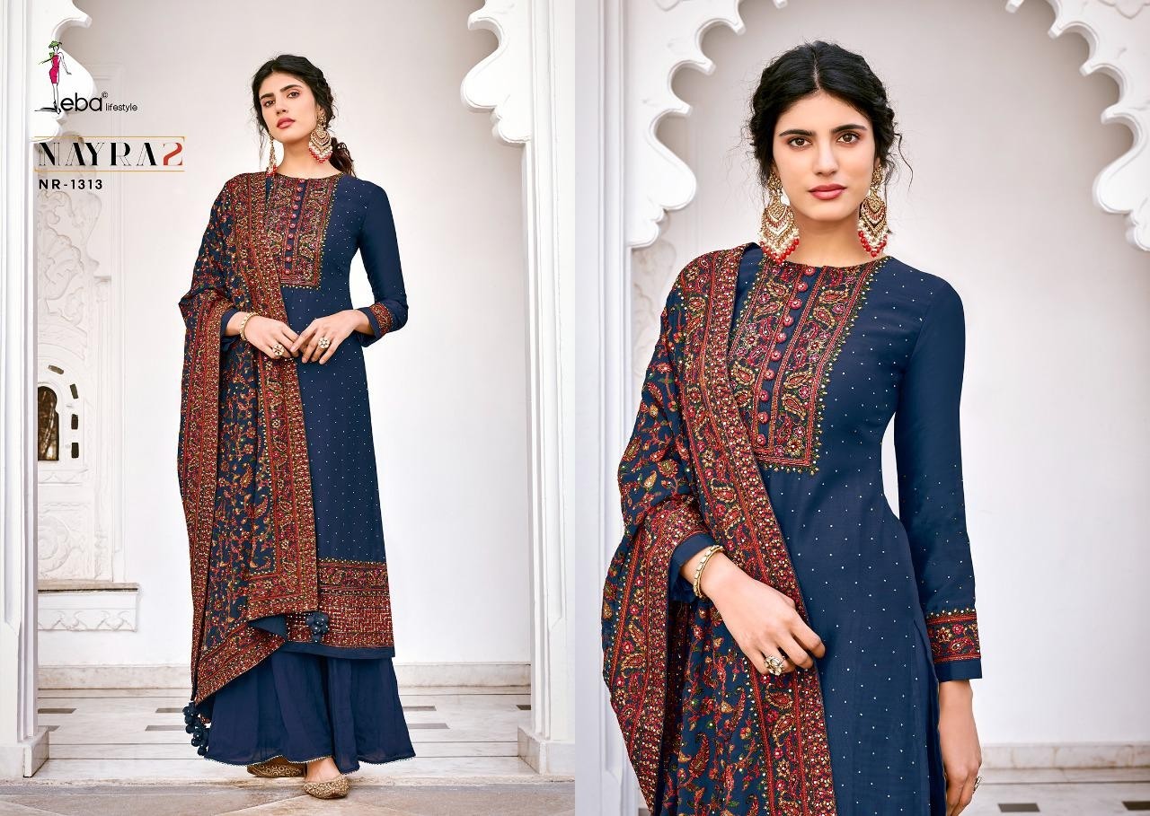 EBA LIFESTYLE NAYRA VOL-2 NR-1313 NEW CATALOGUE SALWAR KAMEZ IN INDIA