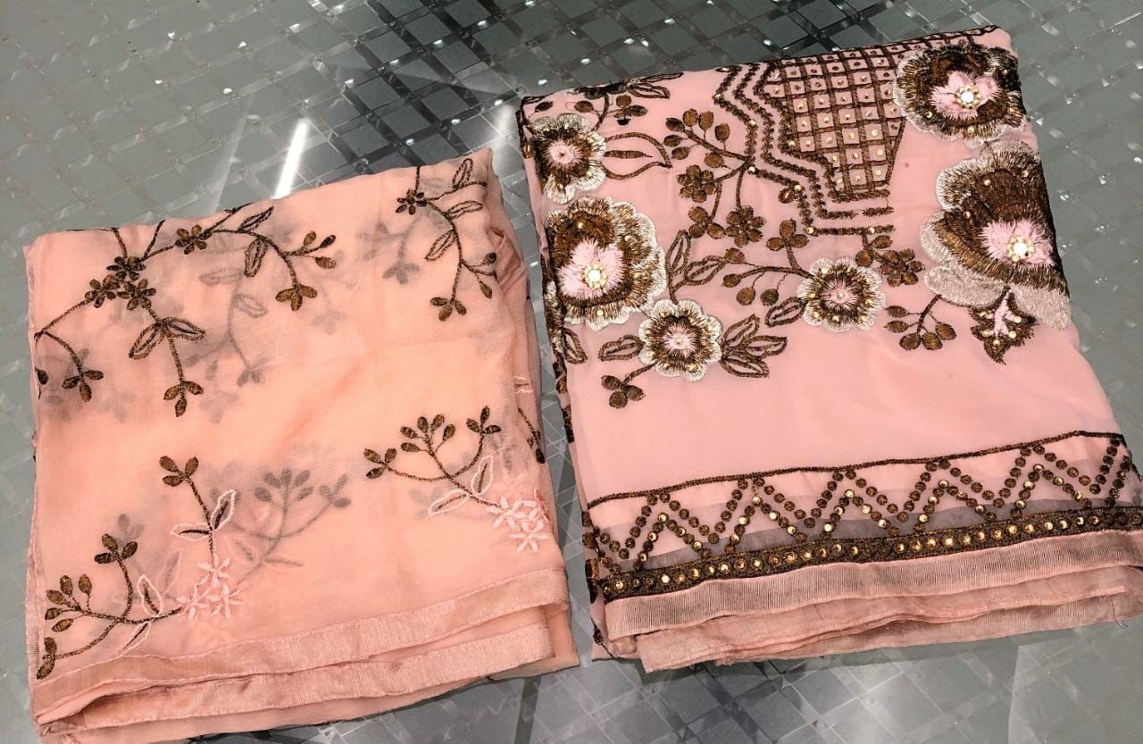 KILRUBA K-106 DUPATTA FINE CHIFFON SALWAR KAMEZ
