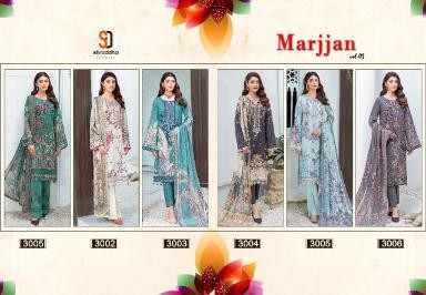SHRADDHA DESIGNER MARJJAN VOL-3 3004 SALWAR KAMEZ READY STOCK