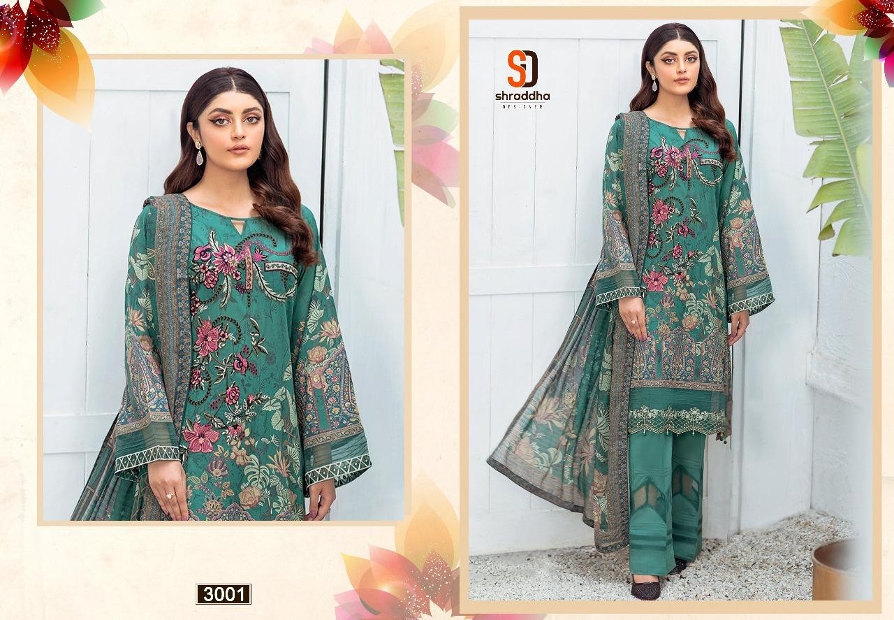 SHRADDHA DESIGNER MARJJAN VOL-3 3005 SALWAR KAMEZ READY STOCK