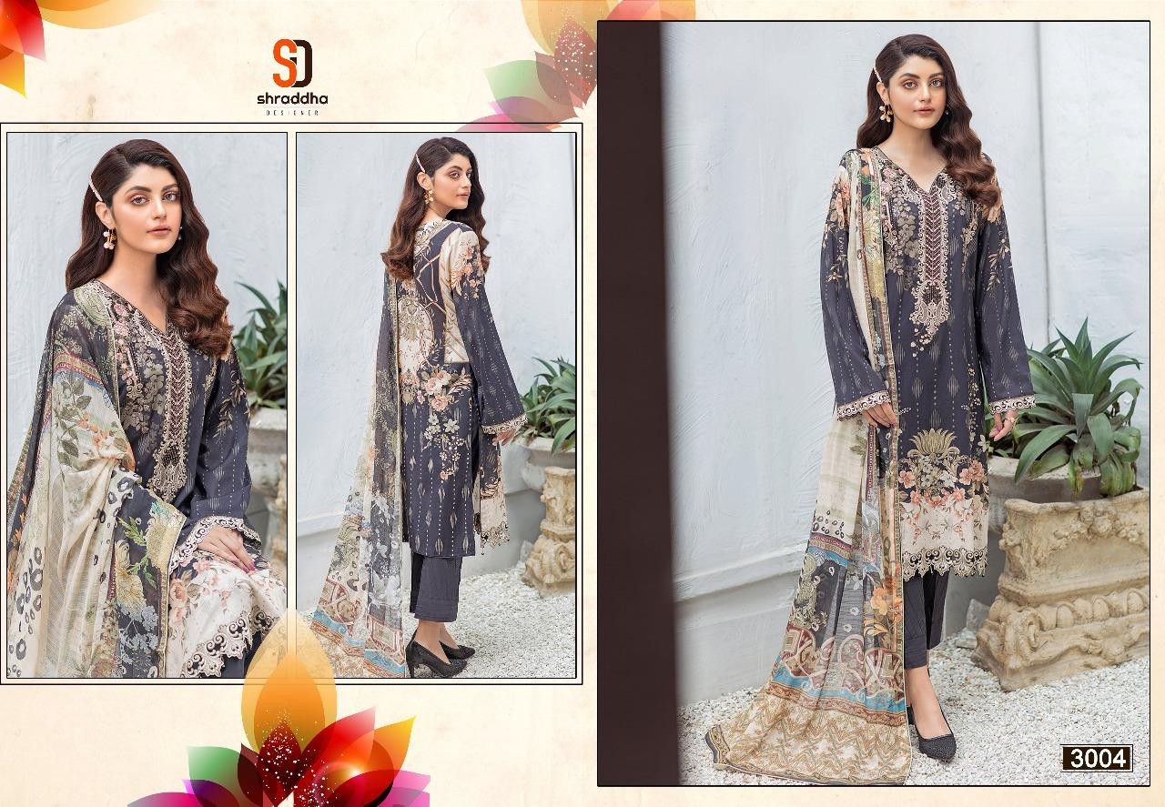 SHRADDHA DESIGNER MARJJAN VOL-3 3004 SALWAR KAMEZ READY STOCK