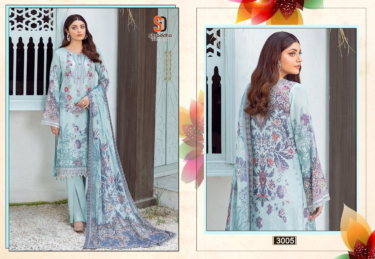 SHRADDHA DESIGNER MARJJAN VOL-3 3001 SALWAR KAMEZ READY STOCK
