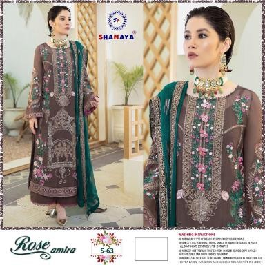 SHANAYA ROSE AMIRA BRIDAL S-63 COFI PAKISTANI SUITS WHOLESALE