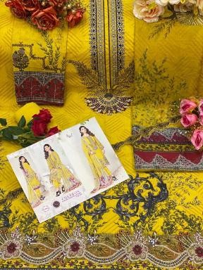 SHREE FABS CHEVRON LUXURY LAWN COLLECTION VOL-3 1881 TO 1888 PRINTED SUITS SURAT