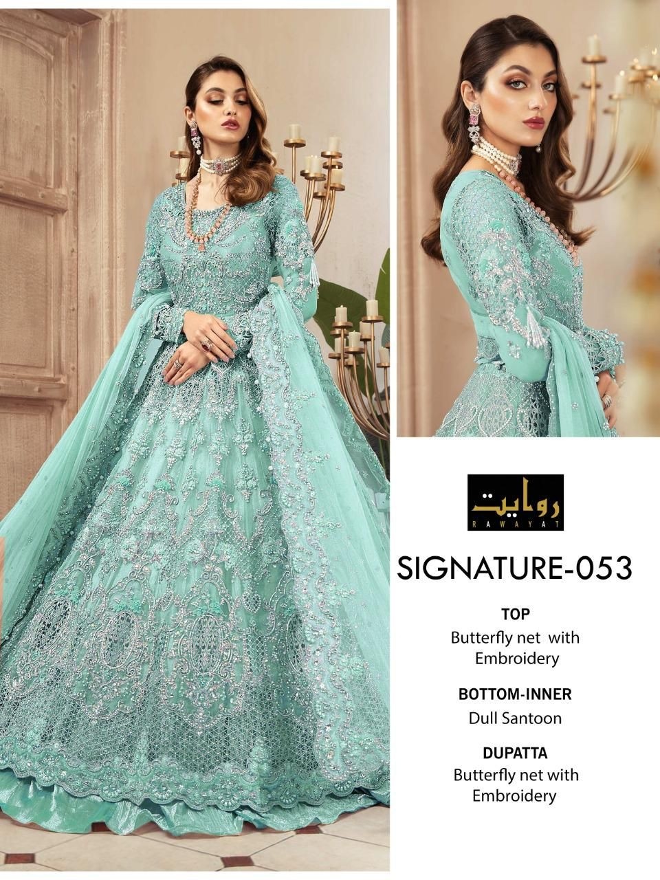 RAWAYAT SIGNATUR RAMZAAN VOL-1 053 WHOLESALER PAKISTANI SUITS