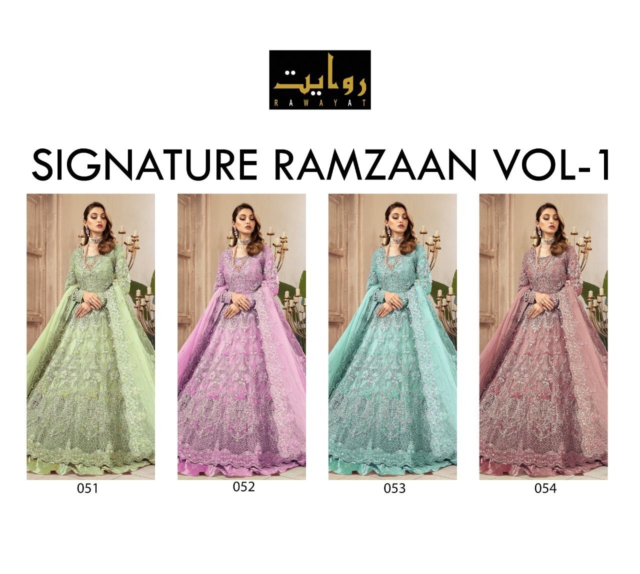 RAWAYAT SIGNATUR RAMZAAN VOL-1 054 WHOLESALER PAKISTANI SUITS