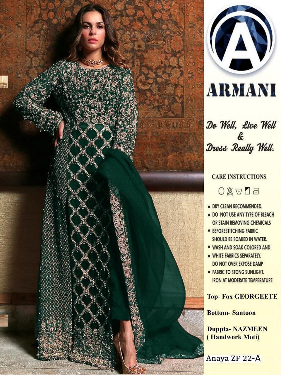 ARMANI ANAYA ZF-22-A RIMSHA 6 FOX GORGGET SUITS