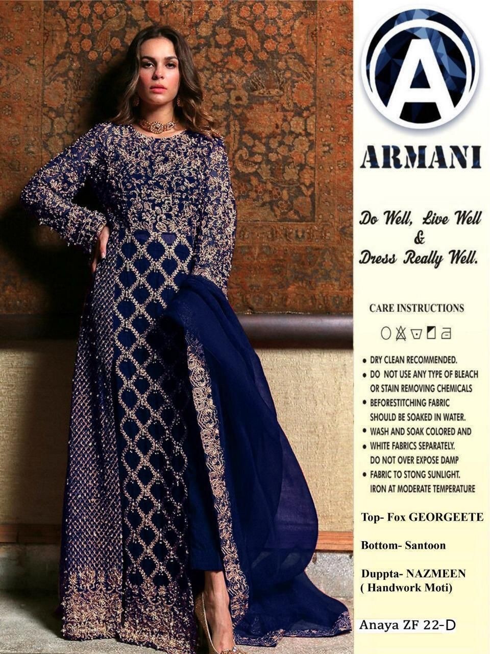 ARMANI ANAYA ZF-22-D RIMSHA 6 FOX GORGGET SUITS