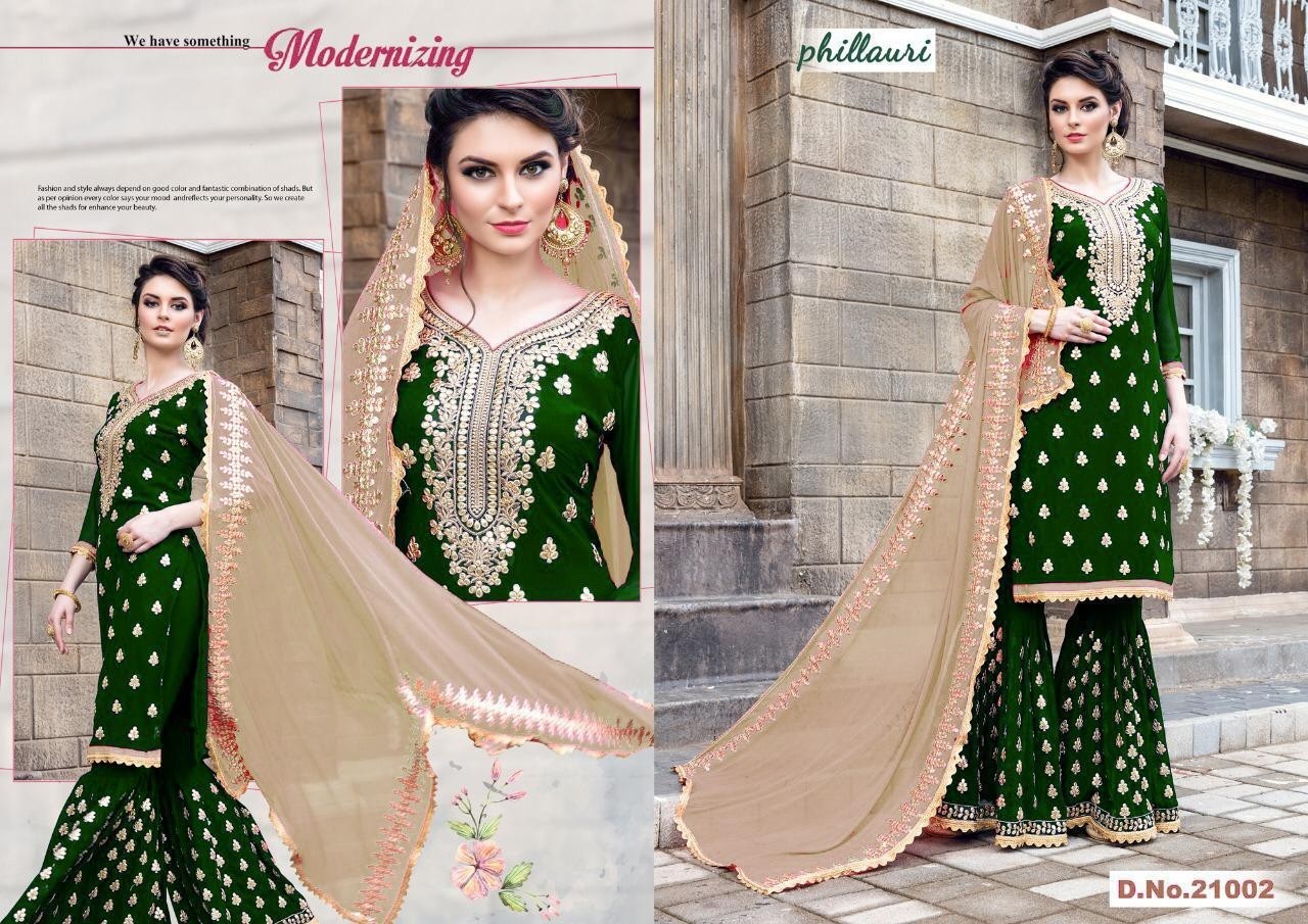 HOOR TEX PHILLAURI COLOUR ADDITIONAL VOL-2 21002 FULL STITCHED SUITS