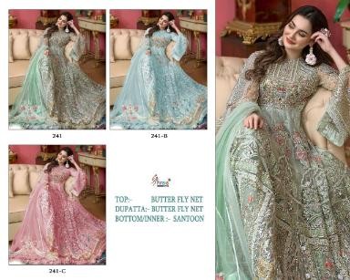 SHREE FABS S-241-C PAKISTANI SUITS DEALER