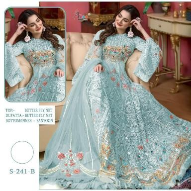 SHREE FABS S-241-B PAKISTANI SUITS DEALER