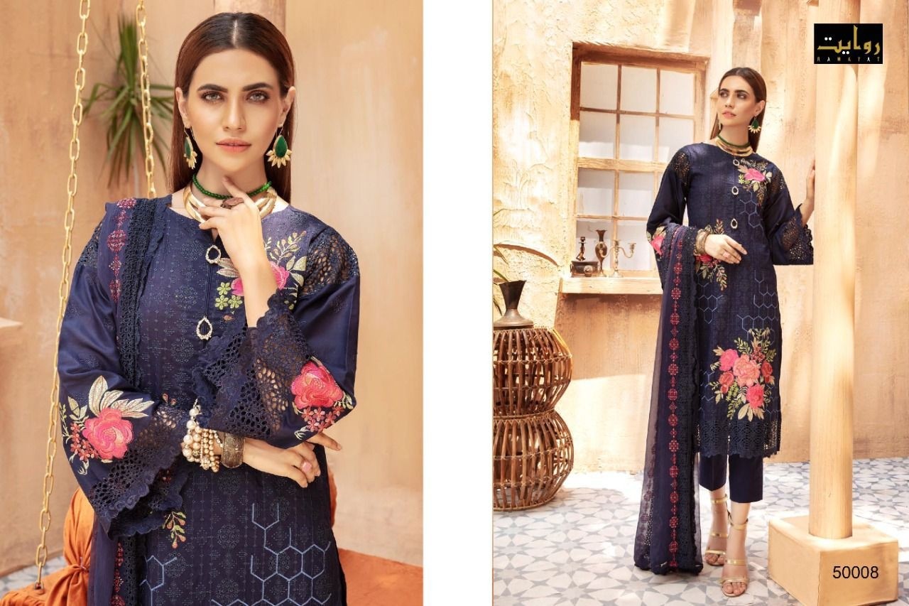 RAWAYAT AFROZEH VOL-3 50008 LATEST COLLECTION SALWAR KAMEZ SUPPLIER