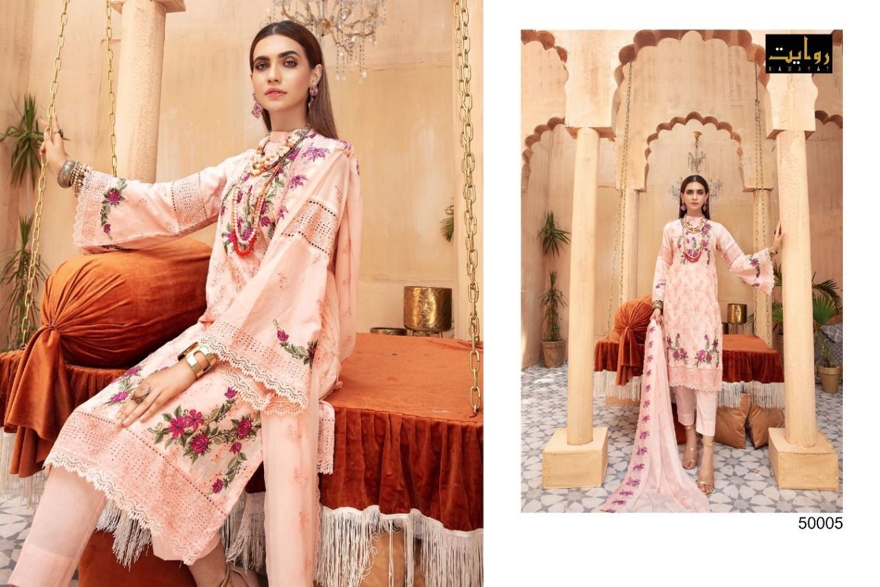 RAWAYAT AFROZEH VOL-3 50005 LATEST COLLECTION SALWAR KAMEZ SUPPLIER
