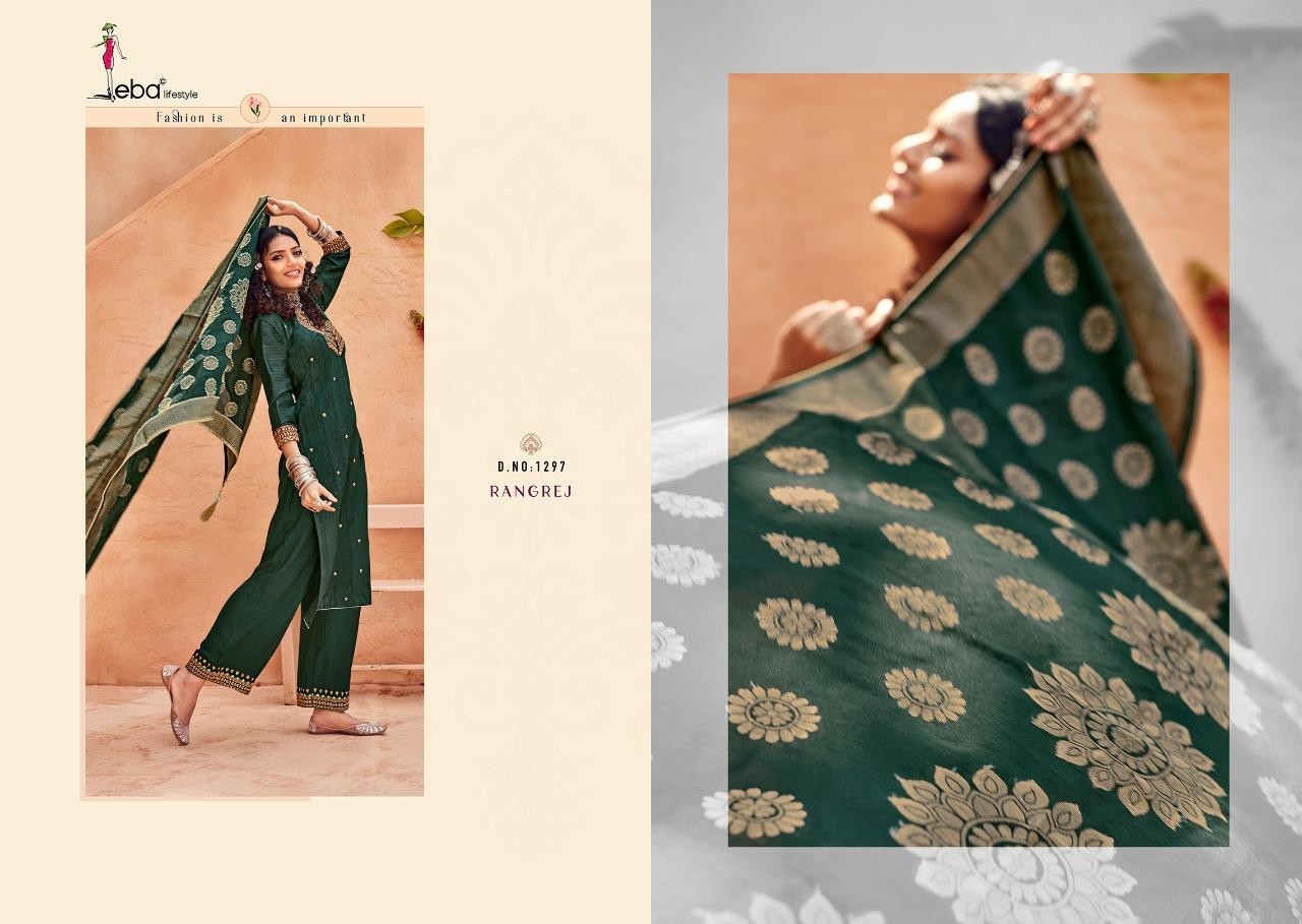 EBA LIFESTYLE RANGREJ 1297 PAKISTANI SUITS WHOLESALER DEALER