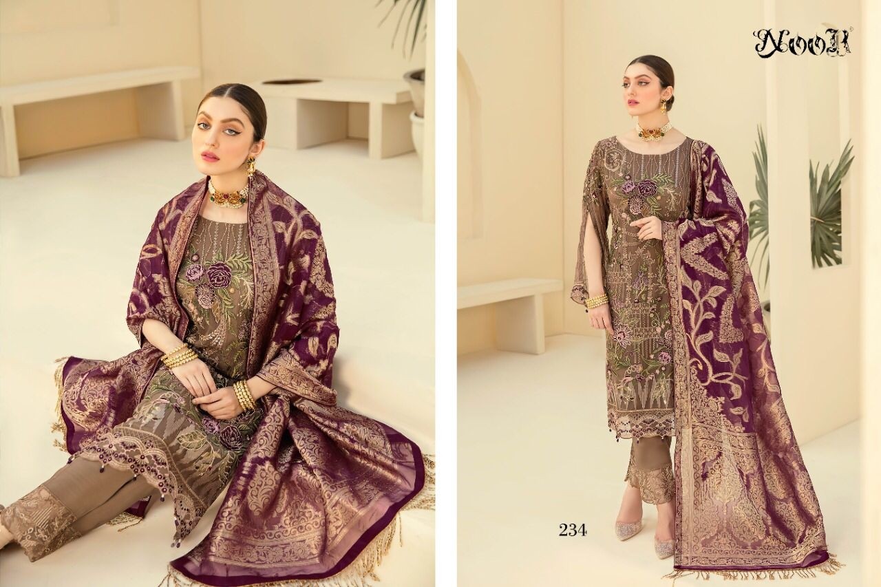 NOOR RANGOON 234 TO 236 PREMIUM COLLECTION WHOLESALE SALWAR KAMEEZ