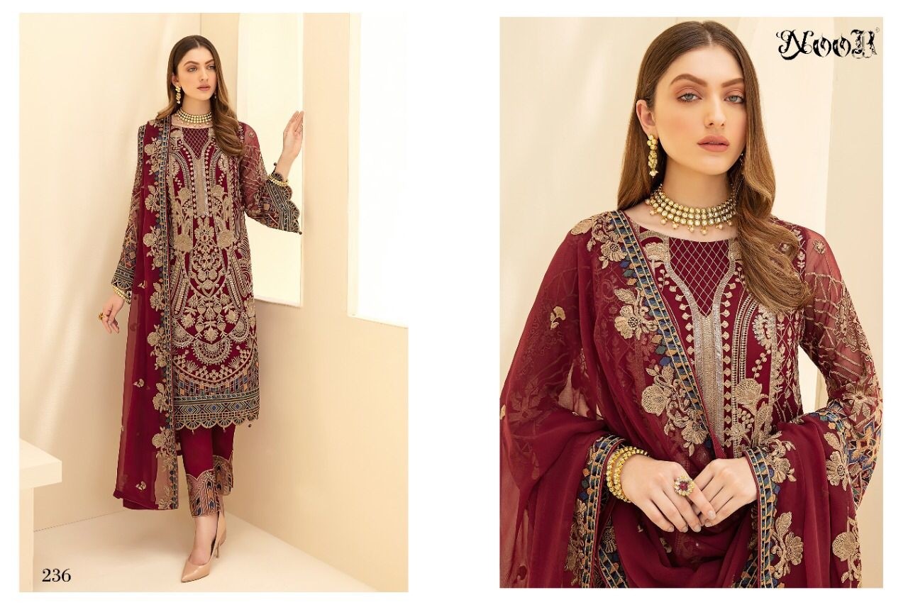 NOOR RANGOON 234 TO 236 PREMIUM COLLECTION WHOLESALE SALWAR KAMEEZ