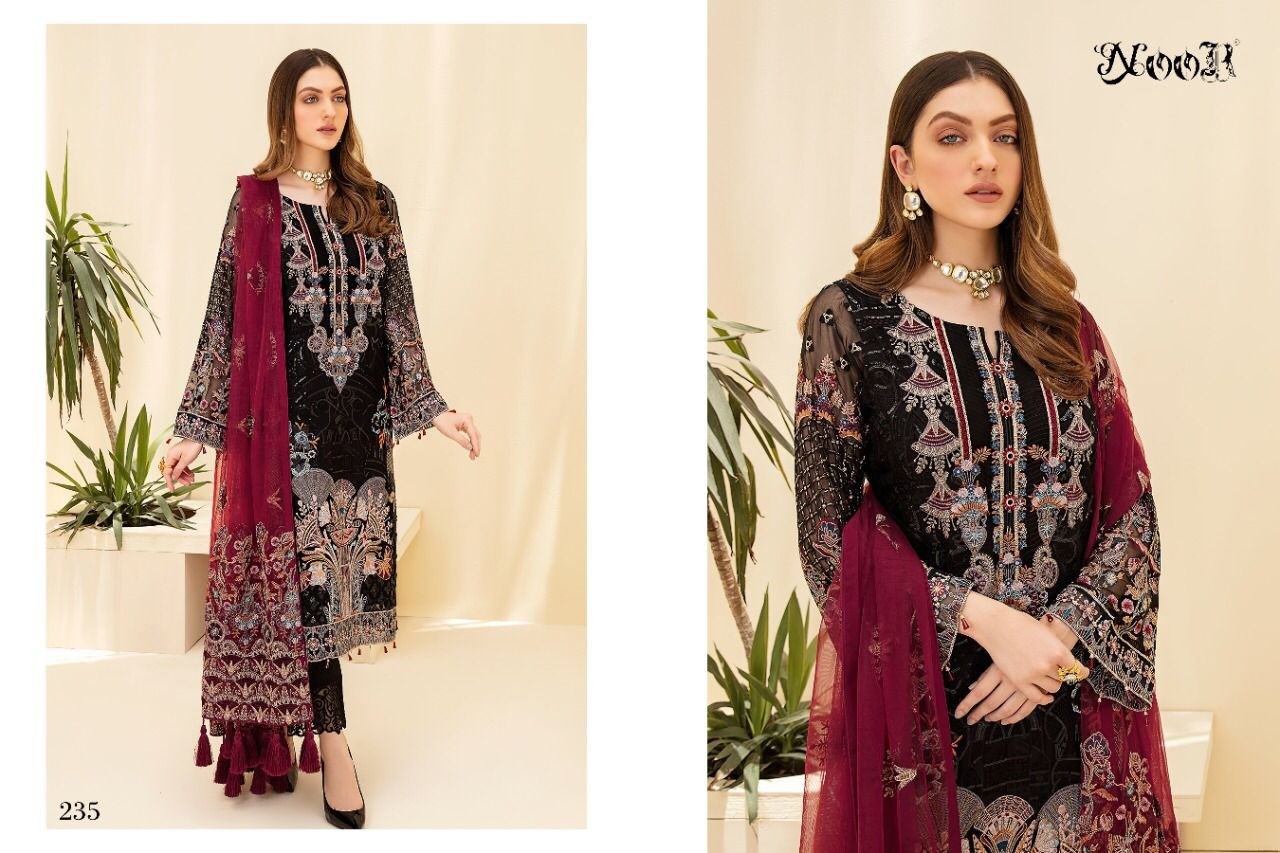 NOOR RANGOON 234 TO 236 PREMIUM COLLECTION WHOLESALE SALWAR KAMEEZ