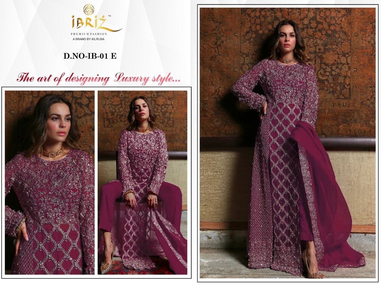 KILRUBA IBRIZ PREMIUM FASHION IB-01 E HEAVY QULITY COLLECTION