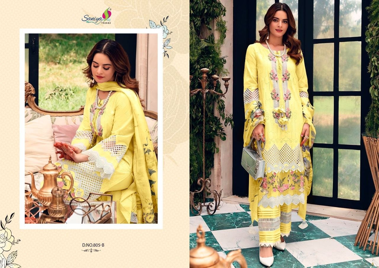 SANIYA TRENDZ ROUCH HIT DESIGN COLOUR EDITION 805-B NEW COLLECTION DEALER