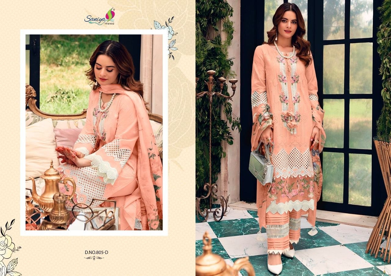 SANIYA TRENDZ ROUCH HIT DESIGN COLOUR EDITION 805-D NEW COLLECTION DEALER