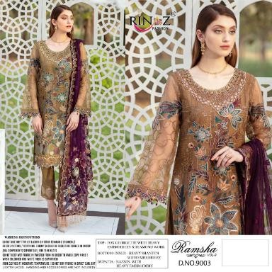 RINAZ FASHION RAMSHA VOL-9 9001 TO 9004 BEST PRICE COLLECTION