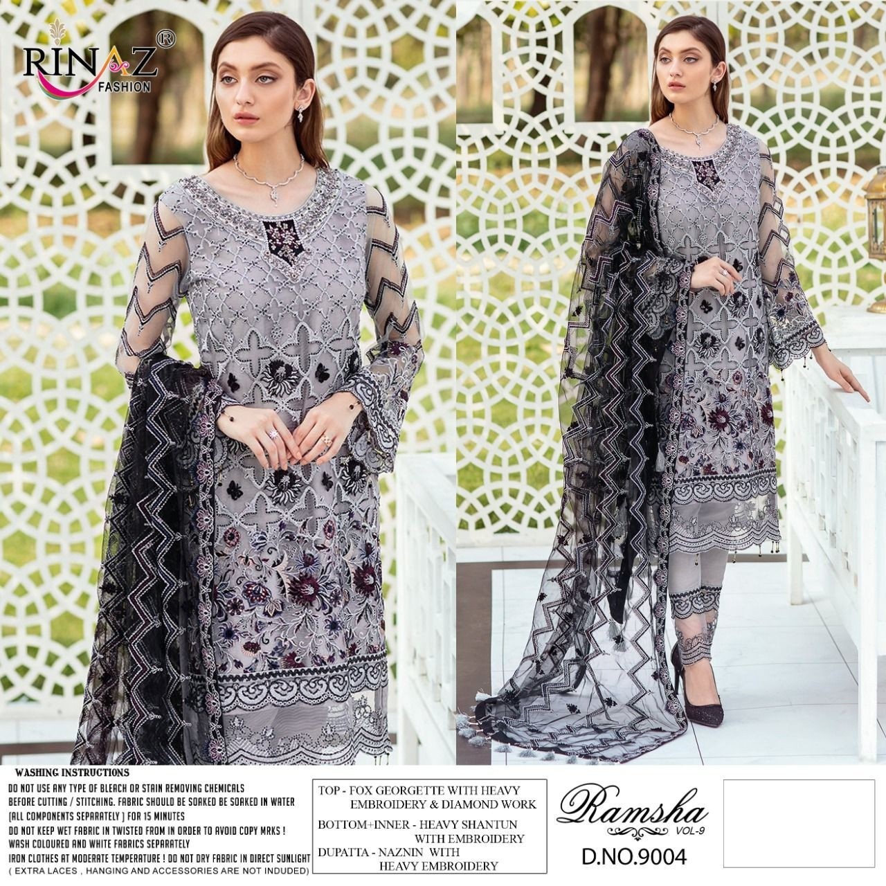 RINAZ FASHION RAMSHA VOL-9 9001 TO 9004 BEST PRICE COLLECTION