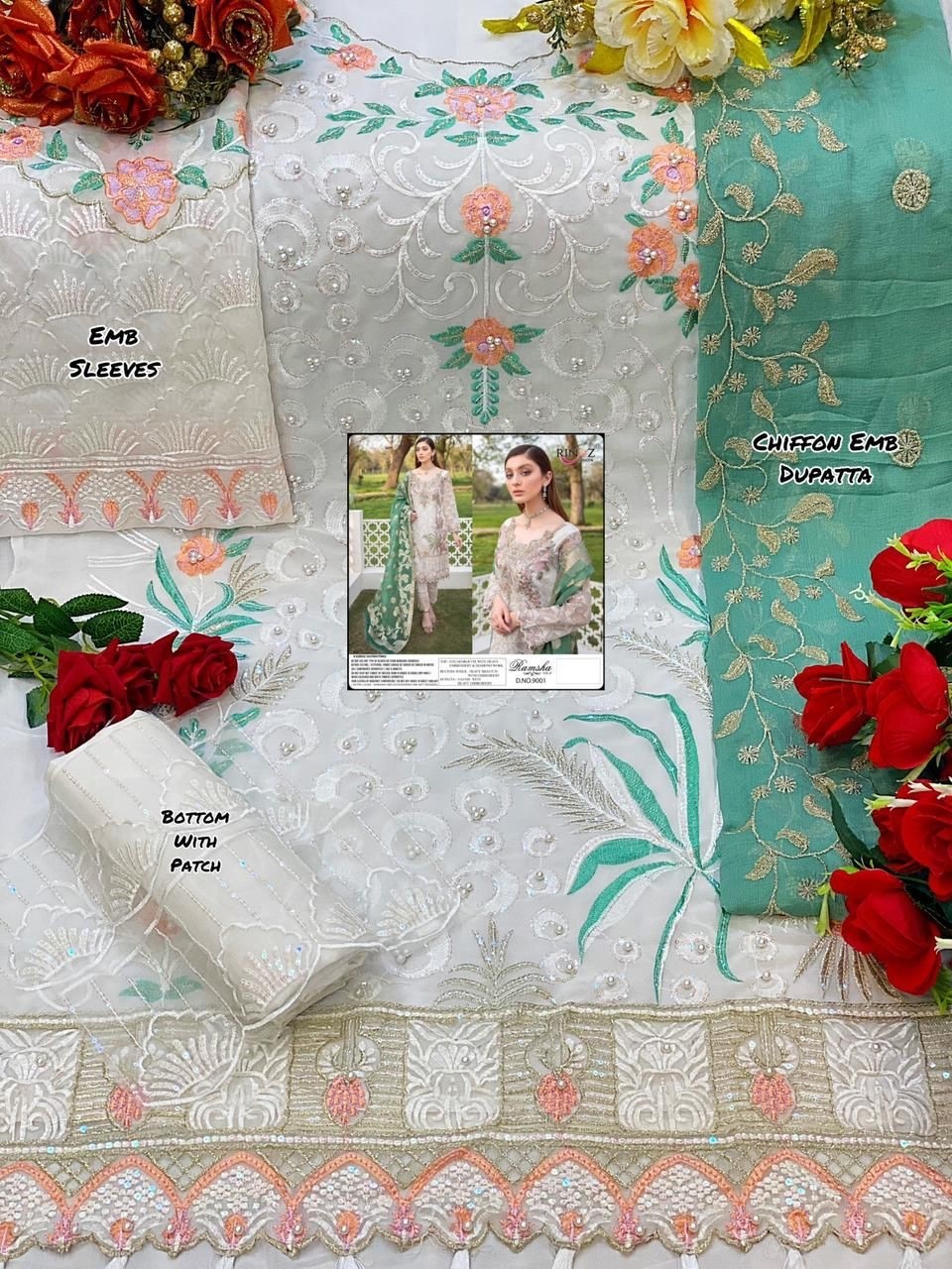 RINAZ FASHION RAMSHA VOL-9 9001 TO 9004 BEST PRICE COLLECTION