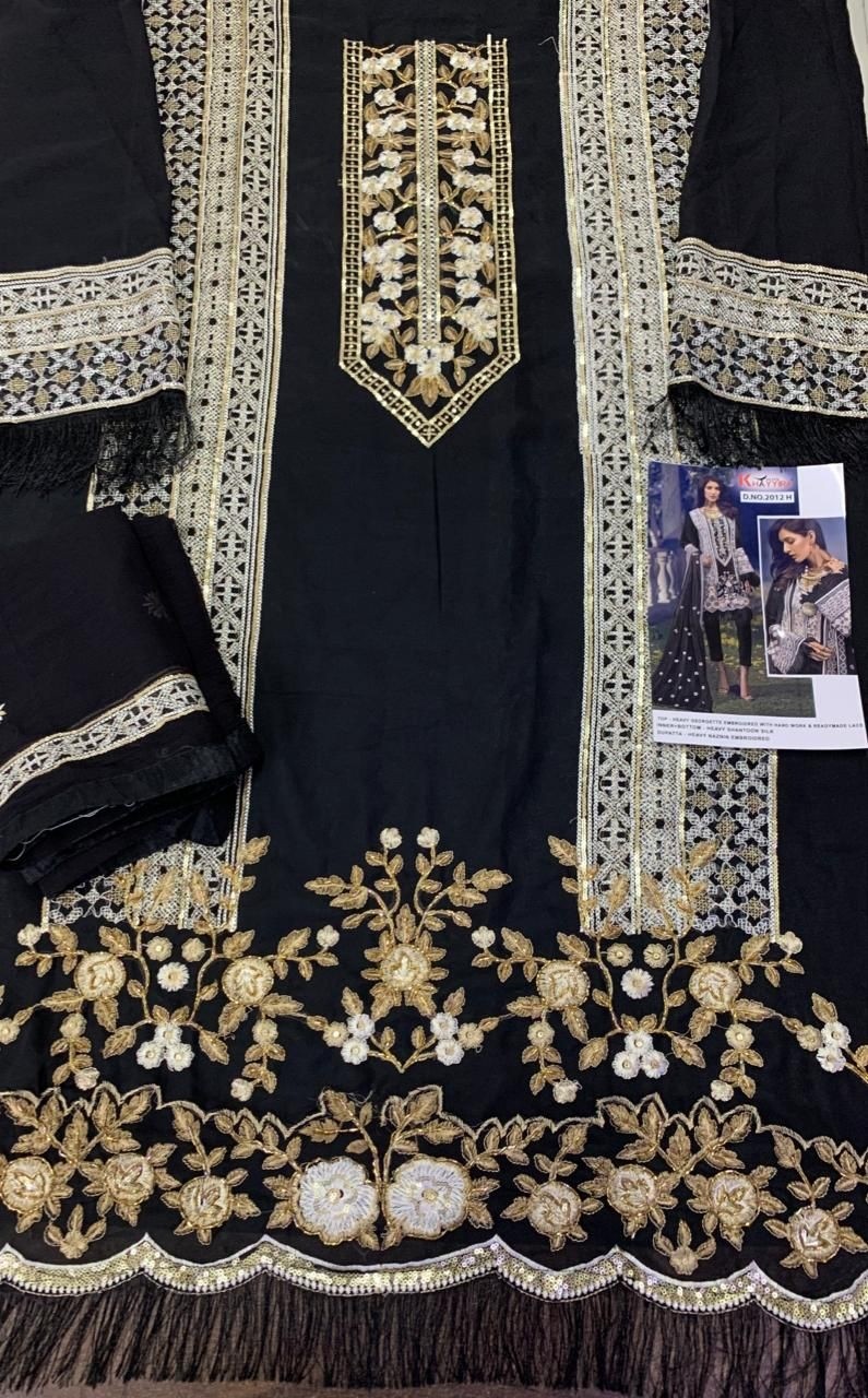 KHAYYIRA SUITS 2012-A TO 2012-H CROSS STITCH SALWAR KAMEZ MANUFACTURE SURAT