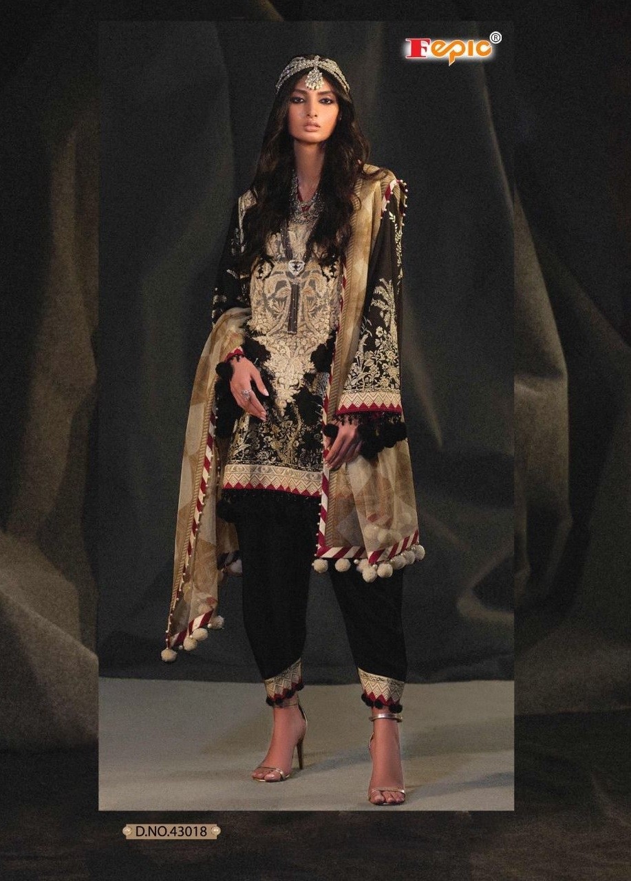 FEPIC SANA SAFINAZ LUXURY LIGHT 43018 COTTON PRINTED COLLECTION