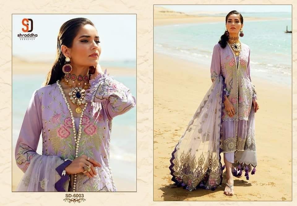 SHRADDHA DESIGNER SD 6003 CHARIZMA VOL-6 BEST QUEALITY MANUFACTURER