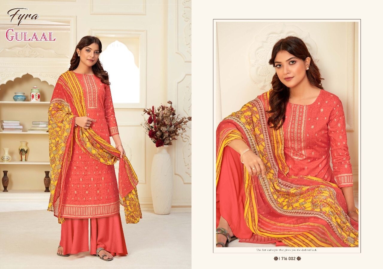 ALOK SUIT FYRA GULAAL MAKE IN INDIA WHOLESALE FULL SET