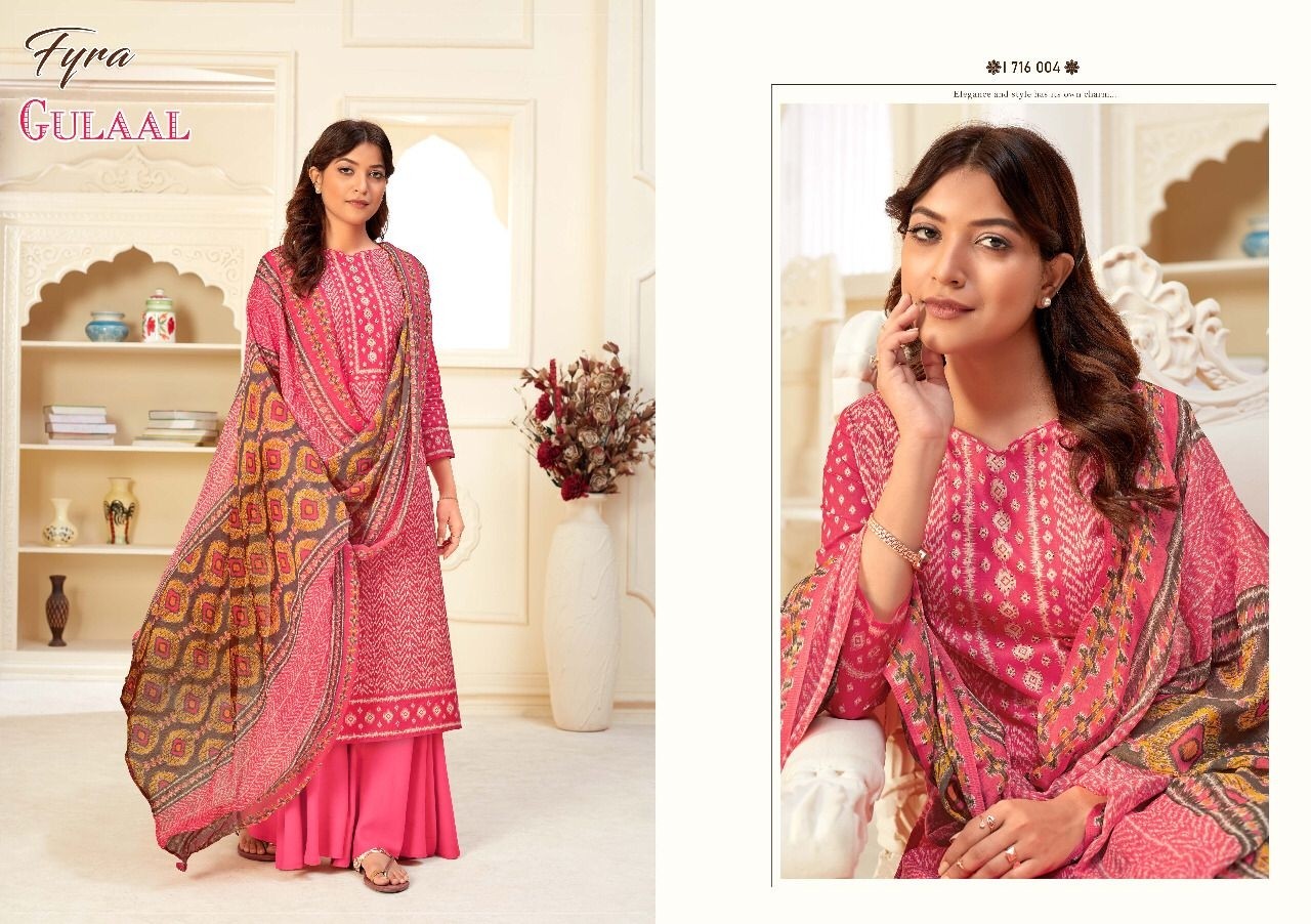 ALOK SUIT FYRA GULAAL MAKE IN INDIA WHOLESALE FULL SET