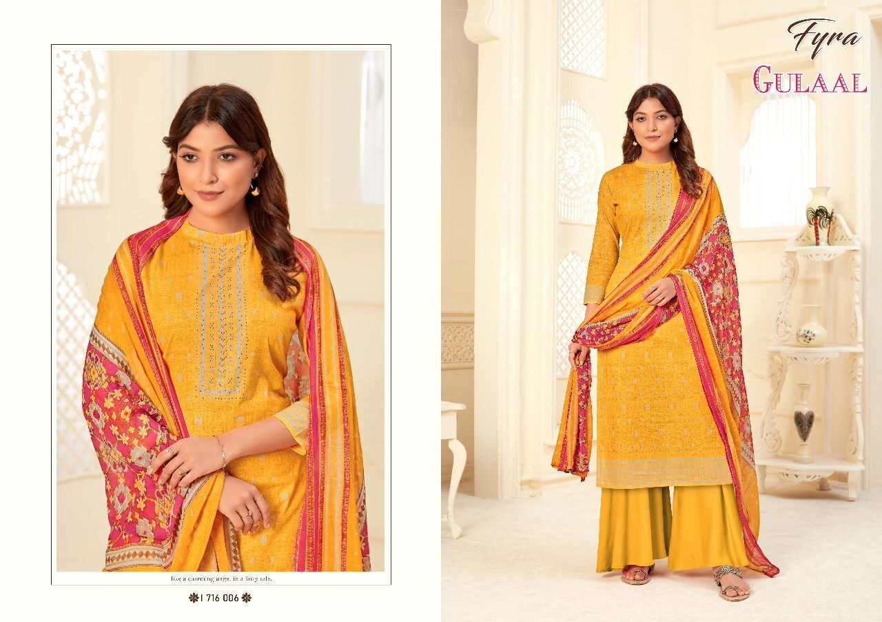 ALOK SUIT FYRA GULAAL MAKE IN INDIA WHOLESALE FULL SET